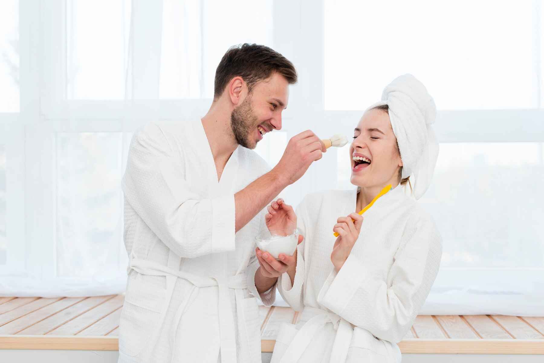 Unisex grooming tools and accessories neatly arranged